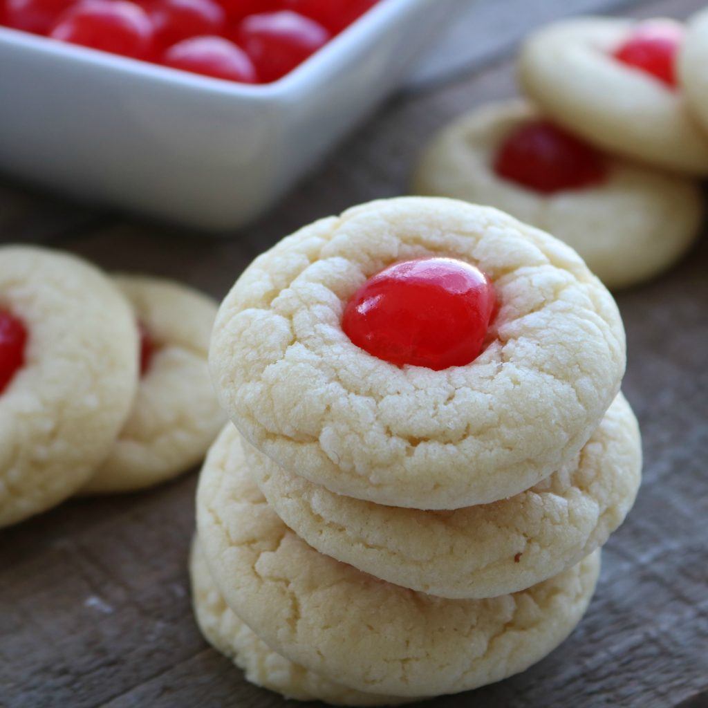 almond cherry cookies