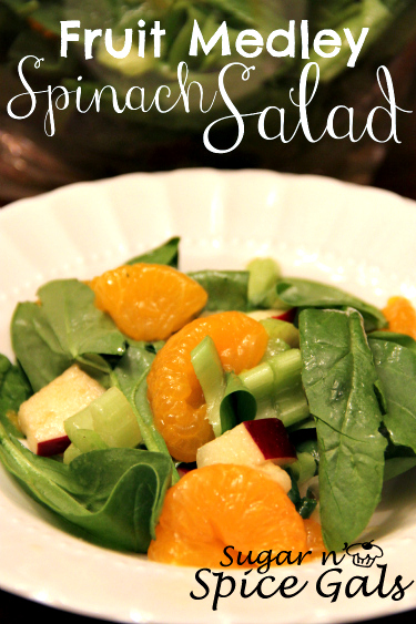 Fruit Medley Spinach Salad