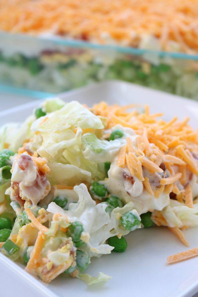 7 Layer Green Salad Recipe