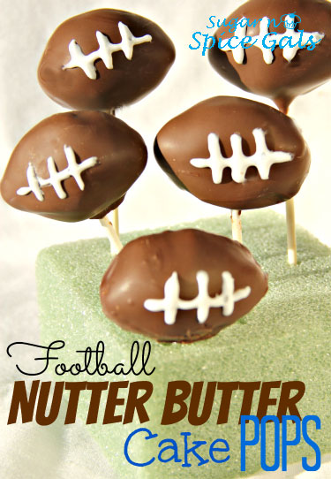 Football Nutter Butter Cake Pops