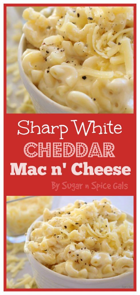 white cheddar mac n' cheese