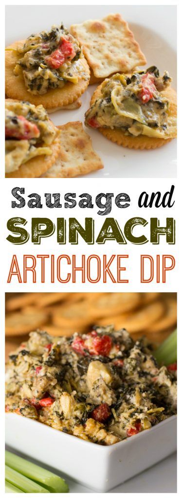 sausage-and-spinach-artichoke-dip