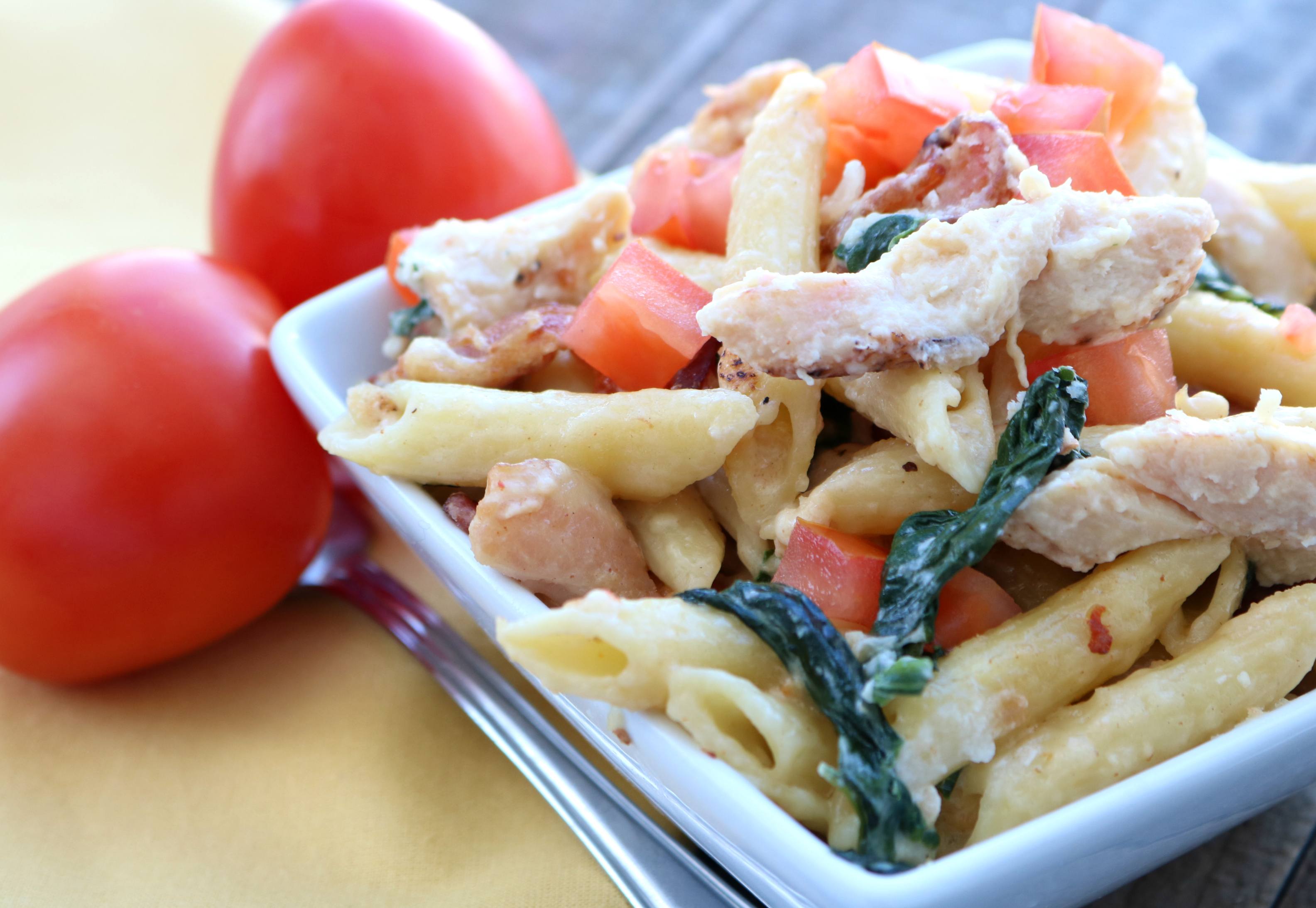 Chicken and Bacon Penne