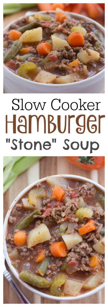 Slow Cooker Hamburger Soup Recipes