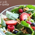 Nuts and Berries Spinach Salad