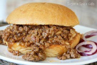 Easy Sloppy Joes - Sugar n' Spice Gals