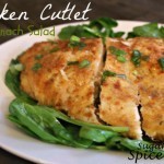 Chicken Cutlet & Spinach Salad