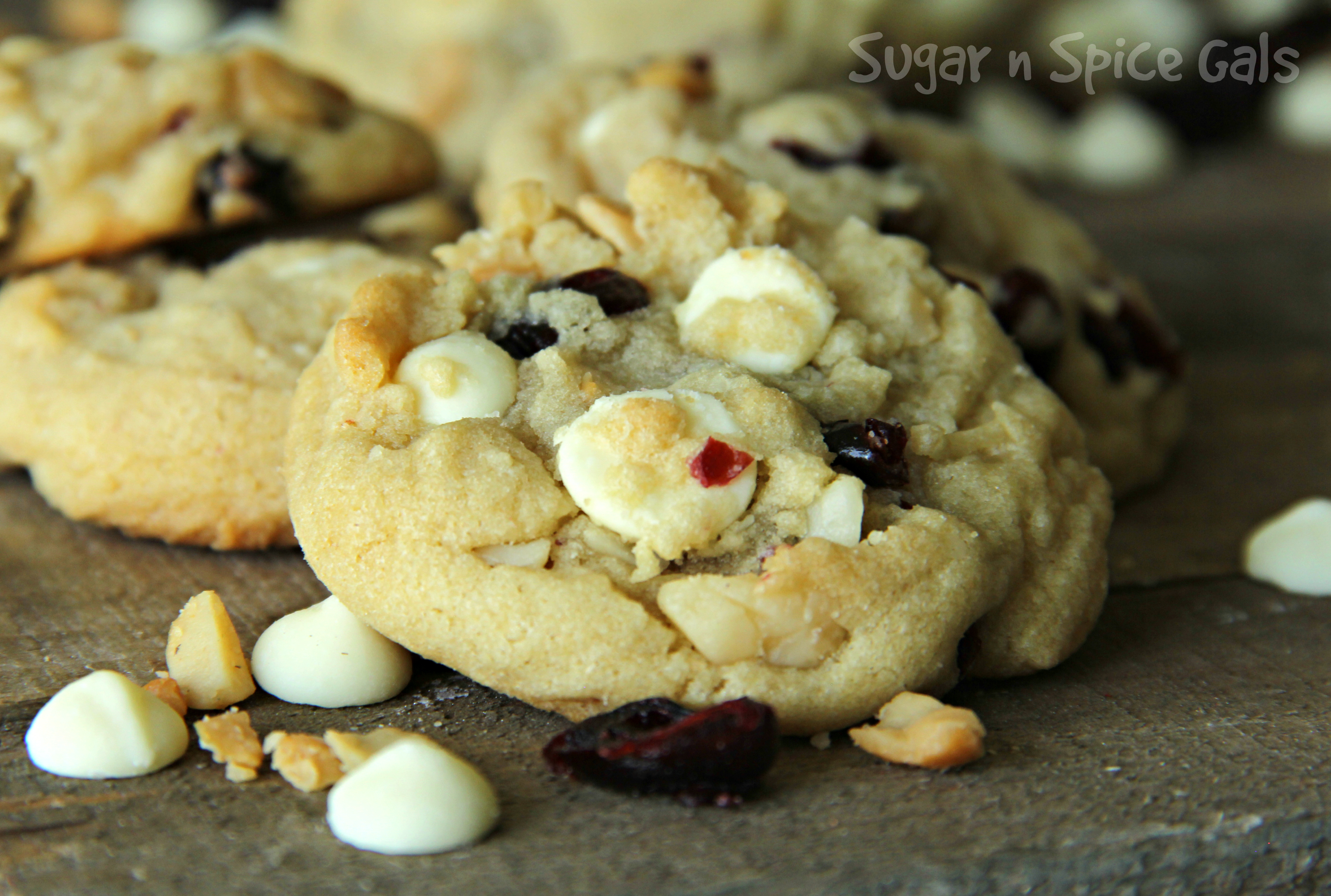 cranberry white chocolate chip cookies