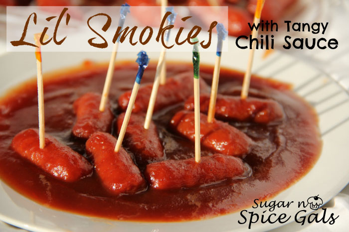 Lil Smokies with Tangy chili sauce