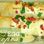 Cheesy Egg Crepes