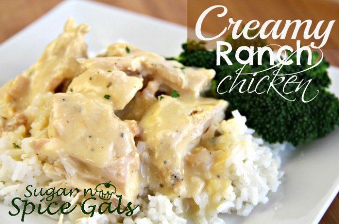 Creamy Ranch Crock Pot Chicken