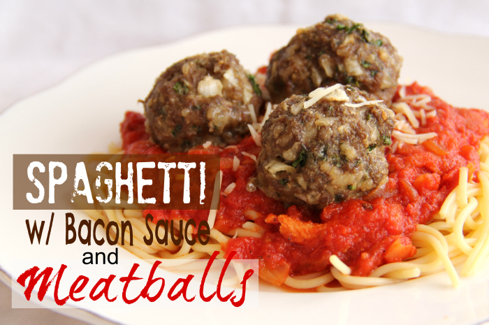 Spaghetti and meatballs 