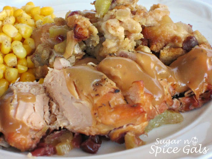 slow cooker turkey and stuffing
