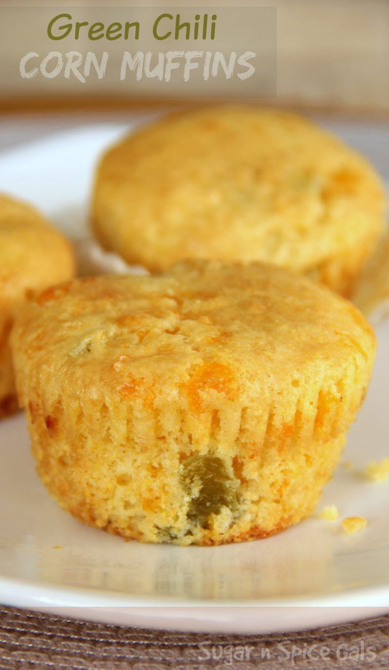 Green Chili Corn Muffins Sugar N Spice Gals