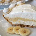 Banana Cream Cheesecake Pie