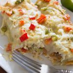 Smothered Green Chile Enchiladas